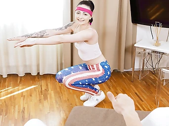 Workout viewer turns into fucker